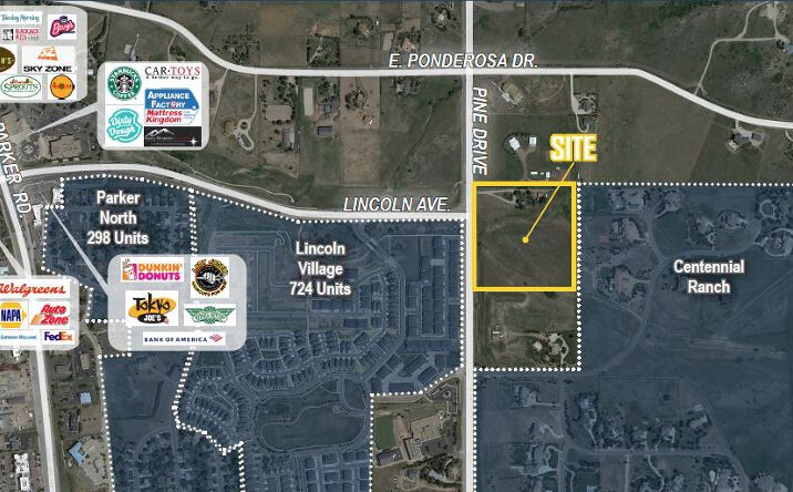 Pictures of Land property located at 11944 Pine Drive, Parker, CO 80138 for sales - image #1