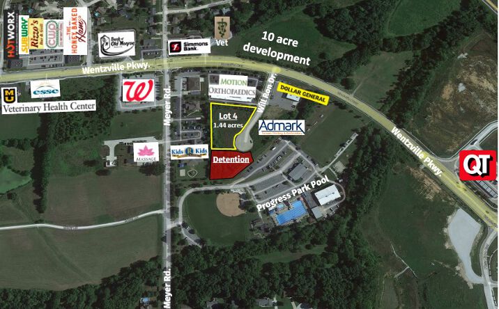 Pictures of Land property located at Will Ron Drive & Wentzville Parkway, Wentzville, MO 63385 for sales - image #1