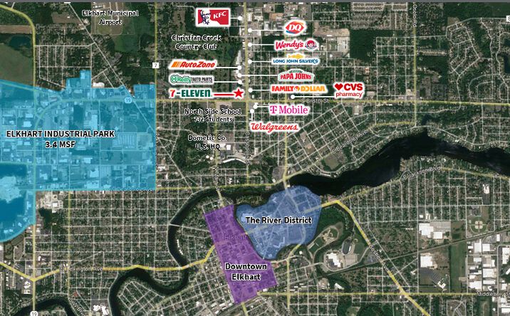 Pictures of Retail property located at 332 E Bristol St, Elkhart, IN 46514 for comps - image #1