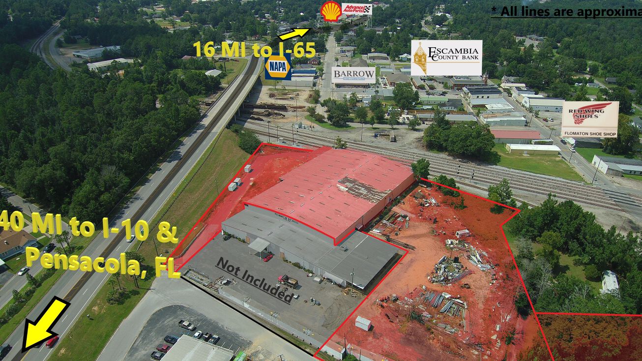 2135 State Line Rd, Flomaton, AL 36441 Industrial Property for Sale