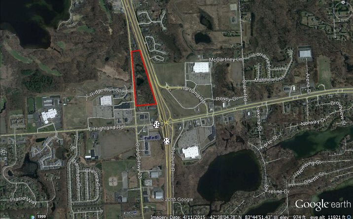 Pictures of Land property located at NWQ US-23 & M-59, Hartland Twp, MI 48114 for sales - image #1