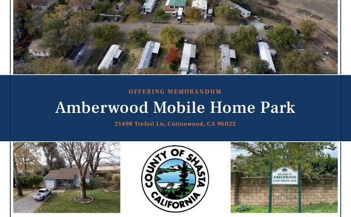 Pictures of Mobile Home Park, Multifamily property located at 21498 Trefoil Ln, Cottonwood, CA 96022 for comps - image #1