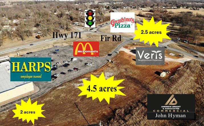 Pictures of Land property located at LOT 4C Hwy 171 & Fir Road 4C, Carl Junction, MO 64834 for sales - image #1