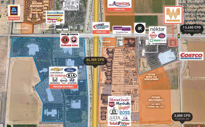 Pictures of Retail property located at 13730 N Sarival Ave, Surprise, AZ 85379 for comps - image #1