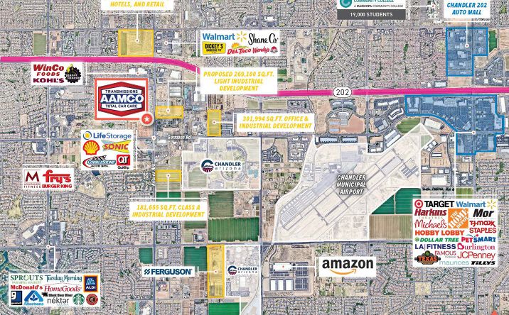 Pictures of Retail property located at NWC S. Arizona Ave & W. Germann Rd, Chandler, AZ 85286 for comps - image #1