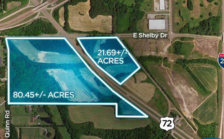Pictures of Land property located at E Shelby Drive and Quinn Road, Collierville, TN 38017 for sales - image #1