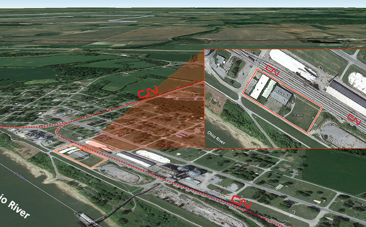 Pictures of Industrial property located at 100 Ohio Ave, Mound City, IL 62963 for sales - image #1