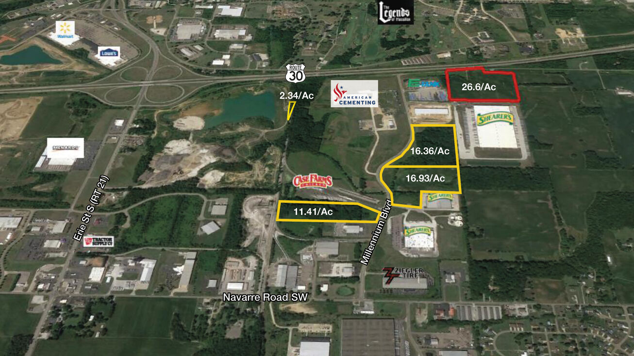 Millennium Blvd SE, Massillon, OH 44646 Land for Sale 2.3416.93 Acres