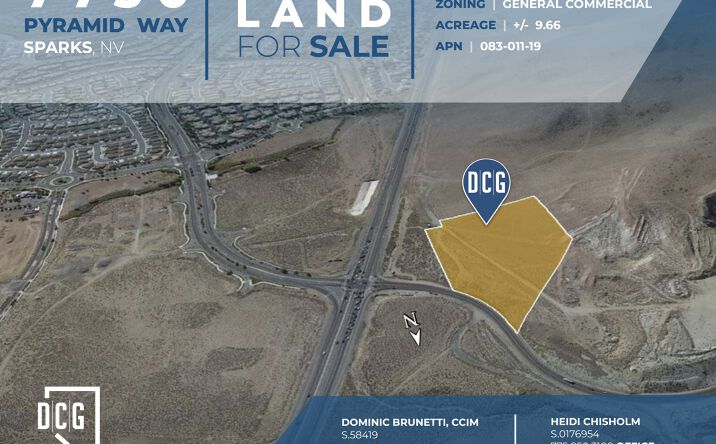 Pictures of Land property located at 7750 Pyramid Way, Sparks, NV 89436 for sales - image #1