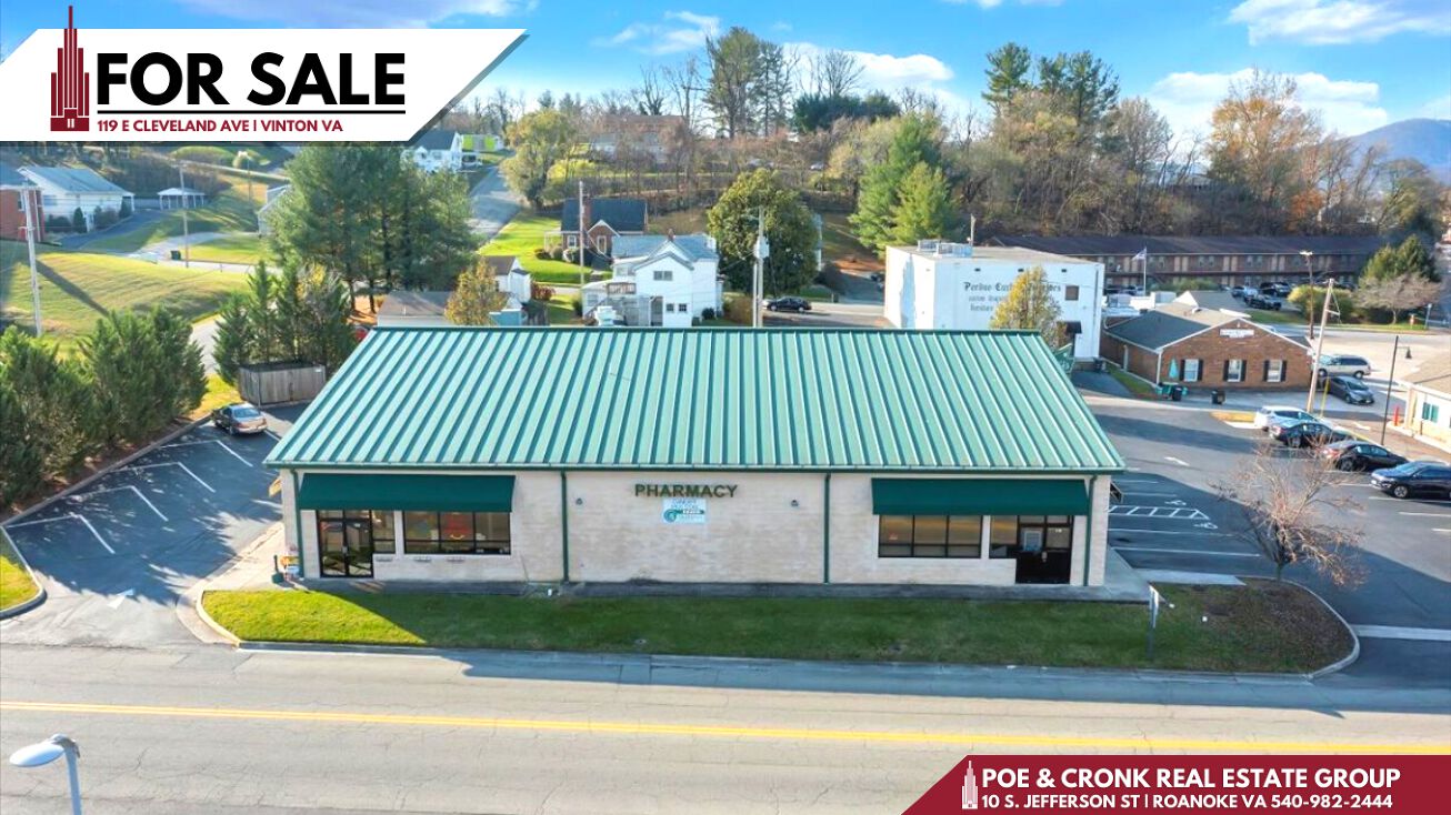 119 E Cleveland Ave, Vinton, VA 24179 Retail Property for Sale
