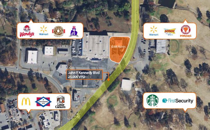 Pictures of Land property located at 7225 John F Kennedy Blvd, North Little Rock, AR 72120 for sales - image #1