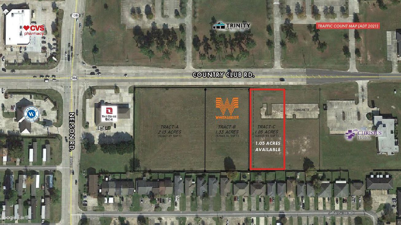 Country Club Road at Nelson Road, Lake Charles, LA 70605