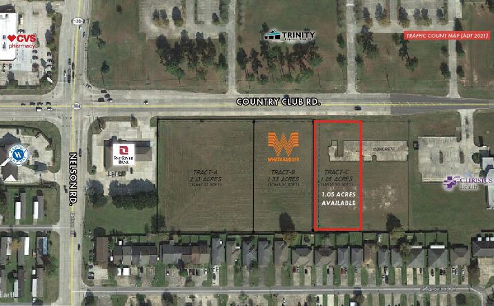 Pictures of Land property located at Country Club Road at Nelson Road, Lake Charles, LA 70605 for sales - image #1
