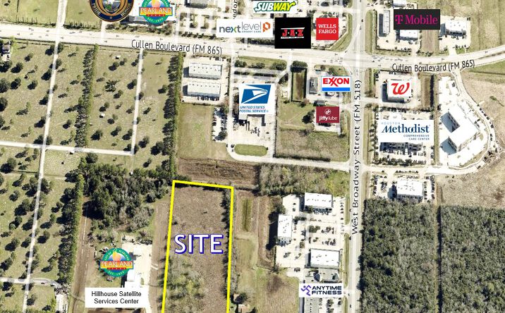 Pictures of Land property located at 2625 Hillhouse Rd, Pearland, TX 77584 for sales - image #1