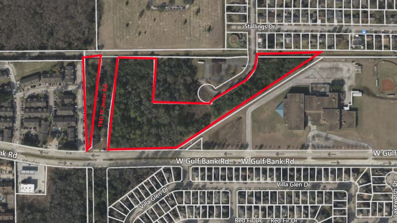 W Gulf Bank Rd, Houston, TX 77088 Land for Sale +/ 8.727 acres at
