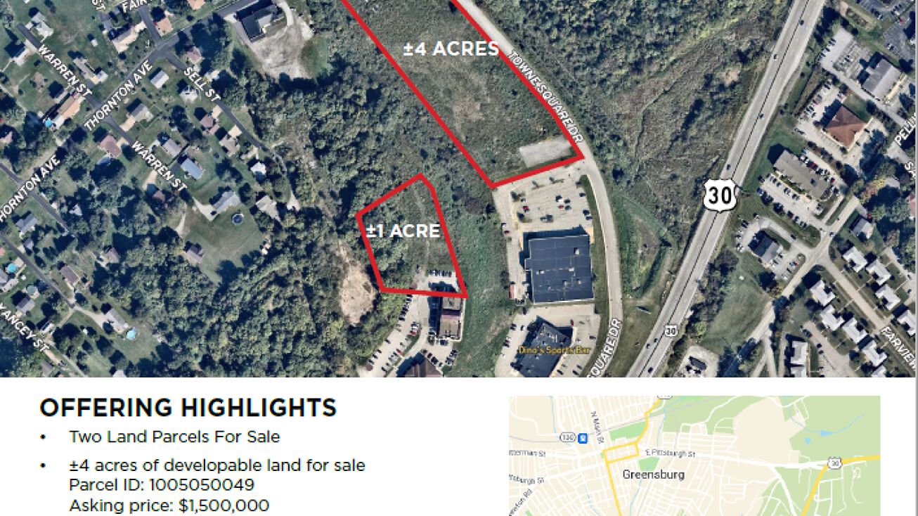 Greensburg, Greensburg, PA 15601 Land for Sale Greensburg