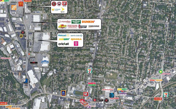Pictures of Retail property located at 7520 Manchester Rd, Maplewood, MO 63143 for comps - image #1