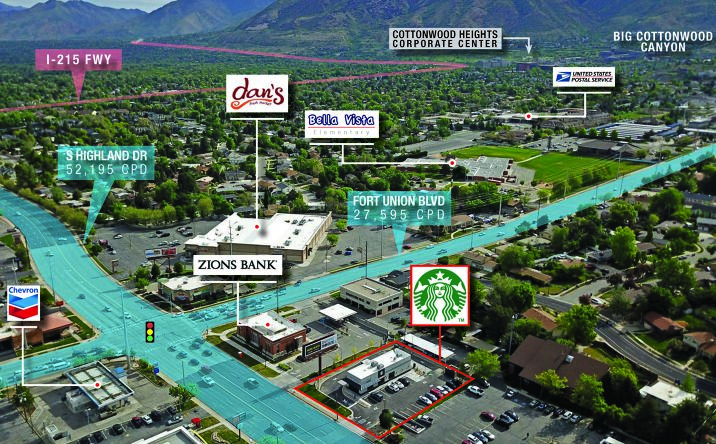 Pictures of Retail property located at 7025 S Highland Dr, Cottonwood Heights, UT 84121 for comps - image #1