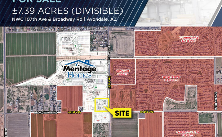 Pictures of Land property located at NWC 107th Ave & Broadway Rd, Avondale, AZ 85208 for sales - image #1