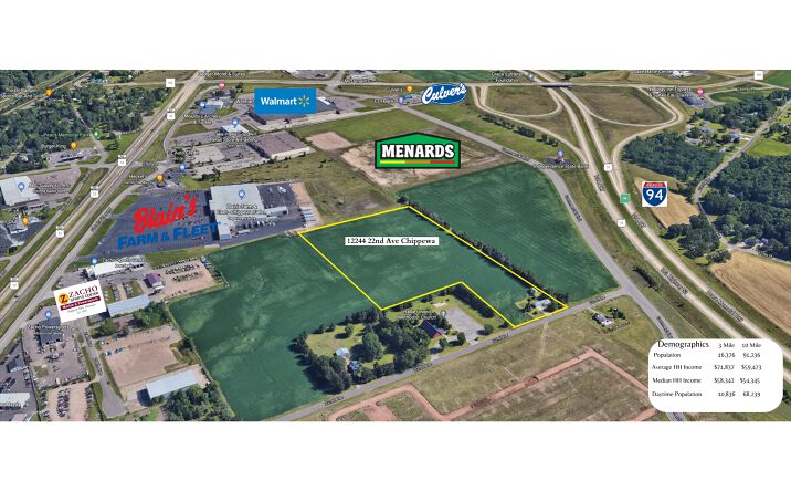 Industrial Land Commercial Lots for Sale in Chippewa Falls WI