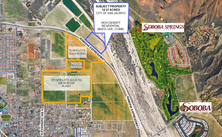 Pictures of Land property located at Ramona Expressway and Cooks Ave, San Jacinto, CA 92583 for sales - image #1