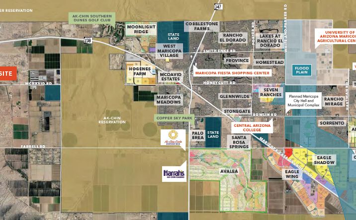 85139 Map Rio Bravo & Highway 238, Maricopa, AZ 85139 - Land for Sale - Rio Bravo ...