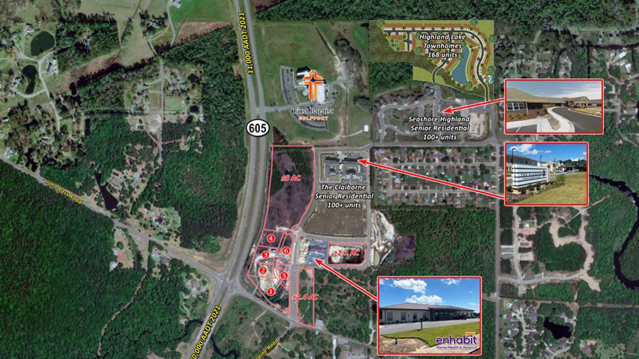 Highway 605 & John Ross Road, Gulfport, MS 39503 Land for Sale