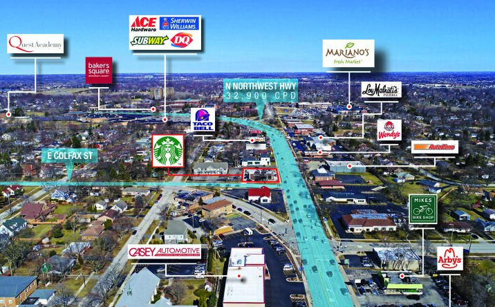 Pictures of Retail property located at 234 N Northwest Hwy, Palatine, IL 60067 for comps - image #1