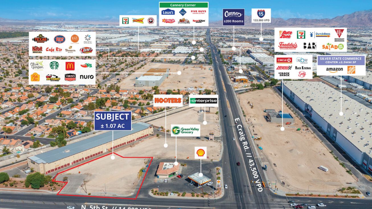 NEC E Craig Rd. & North 5th Street, North Las Vegas, NV 89032 | Crexi.com