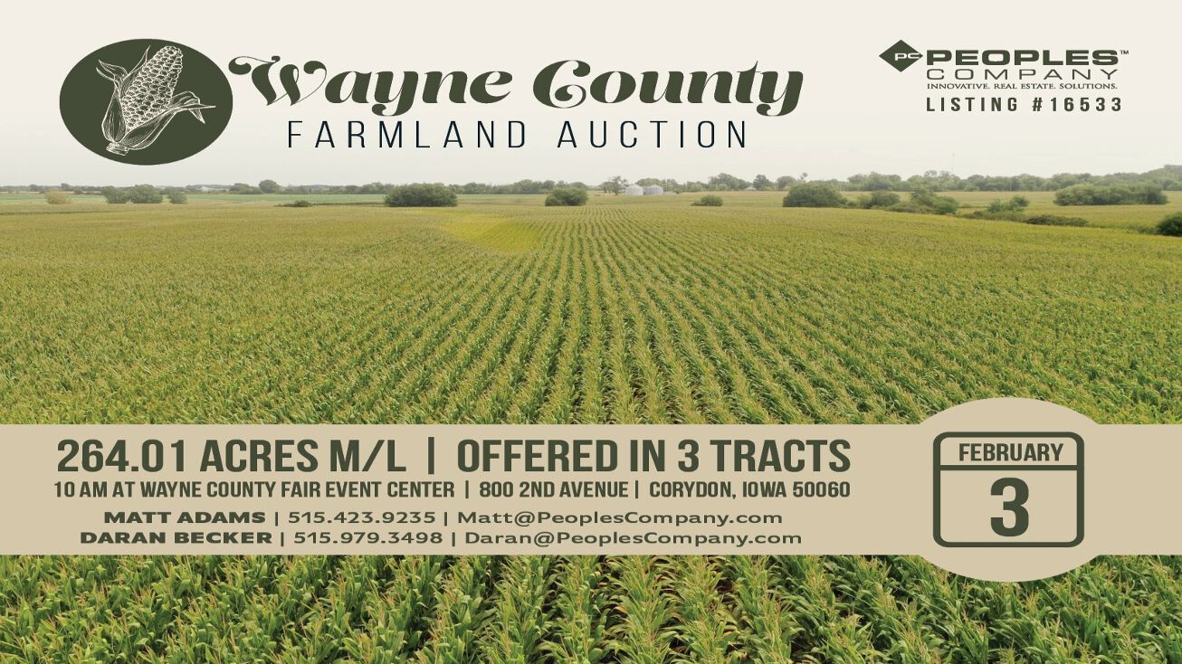 IA14, Corydon, IA 50060 Land for Sale 76 Acres M/L Wayne County