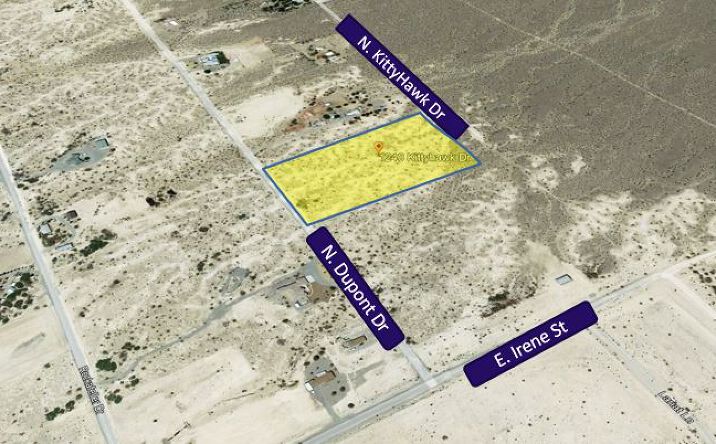 Pictures of Land property located at 1240 Kittyhawk Dr, Pahrump, NV 89060 for sales - image #1