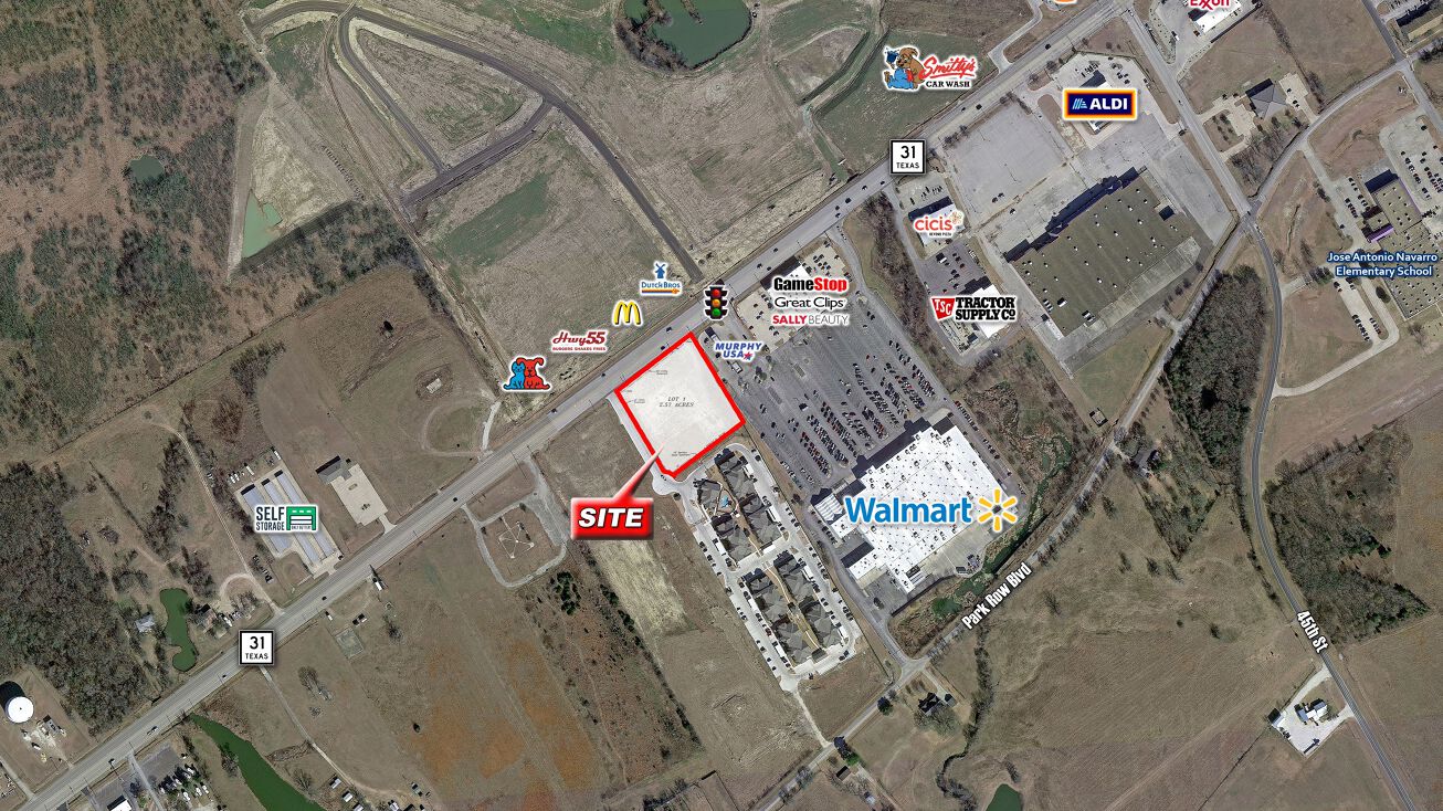 SEC SH31 & Cedar Springs Ct, Corsicana, TX 75110