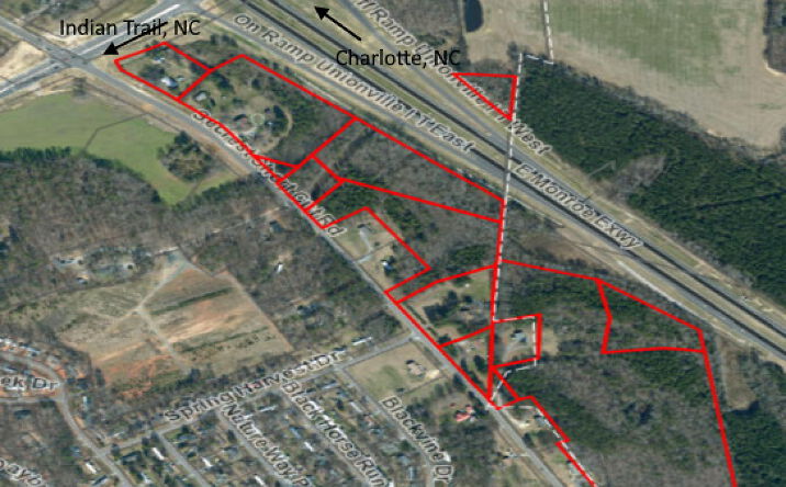 Pictures of Land property located at 5914-6114 Secrest Short Cut Rd, Monroe, NC 28110 for sales - image #1