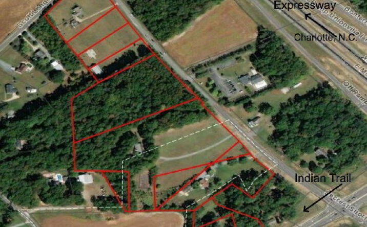 Pictures of Land property located at Secrest Short Cut Rd and Scott Long Rd, Indian Trail, NC 28079 for sales - image #1