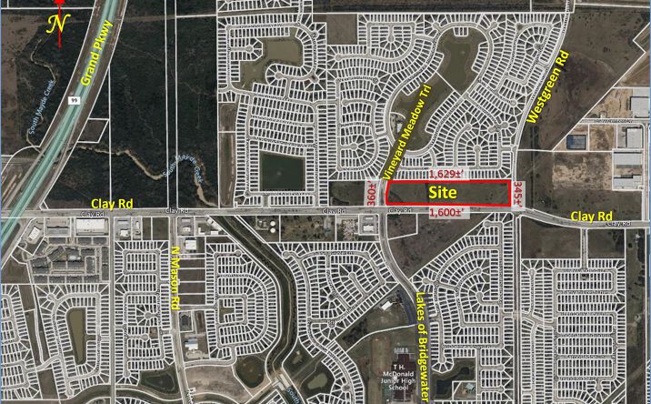 Pictures of Land property located at NEC Clay Rd @ Vineyard Meadow Trail, Katy, TX 77449 for sales - image #1