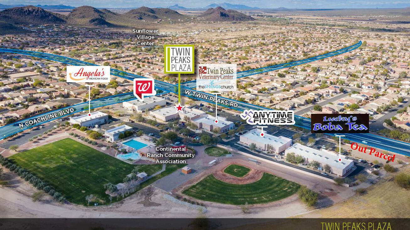 7445 W Twin Peaks Rd, Tucson, AZ 85743 Land for Sale Out Parcel to