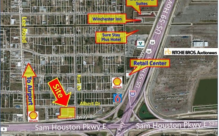 Pictures of Land property located at NWC Beltway 8 @ Kurt Drive, Houston, TX 77396 for sales - image #1