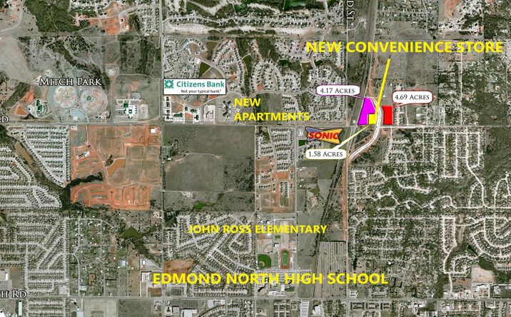 Pictures of Land property located at 409 E Covell Rd, Edmond, OK 73034 for sales - image #1