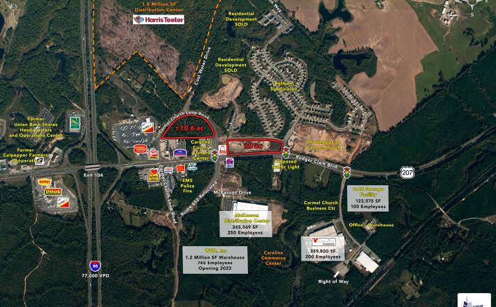 Pictures of Land property located at 207 Rogers Clark Blvd, Bowling Green, VA 22427 for sales - image #1