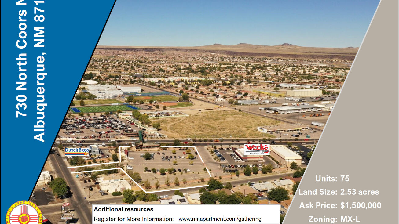 730 Coors Blvd NW, Albuquerque, NM 87121 Land for Sale The Gathering