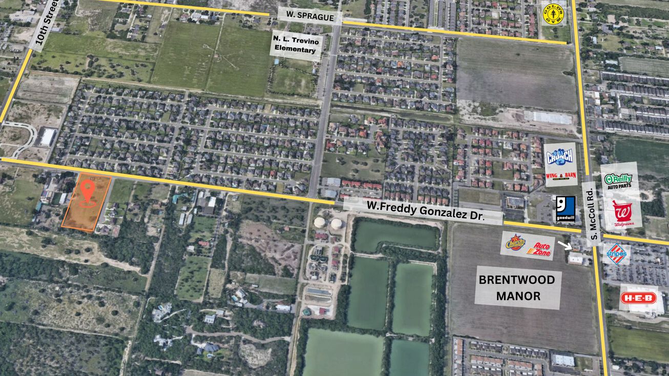 4102 W Freddy Gonzalez Dr, Edinburg, TX 78539 Land for Sale 4102 W