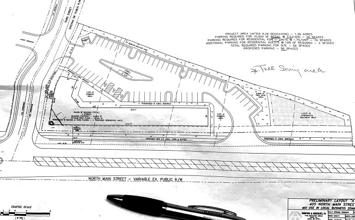Pictures of Land property located at 405 N Main St, Holly Springs, NC 27540 for sales - image #1