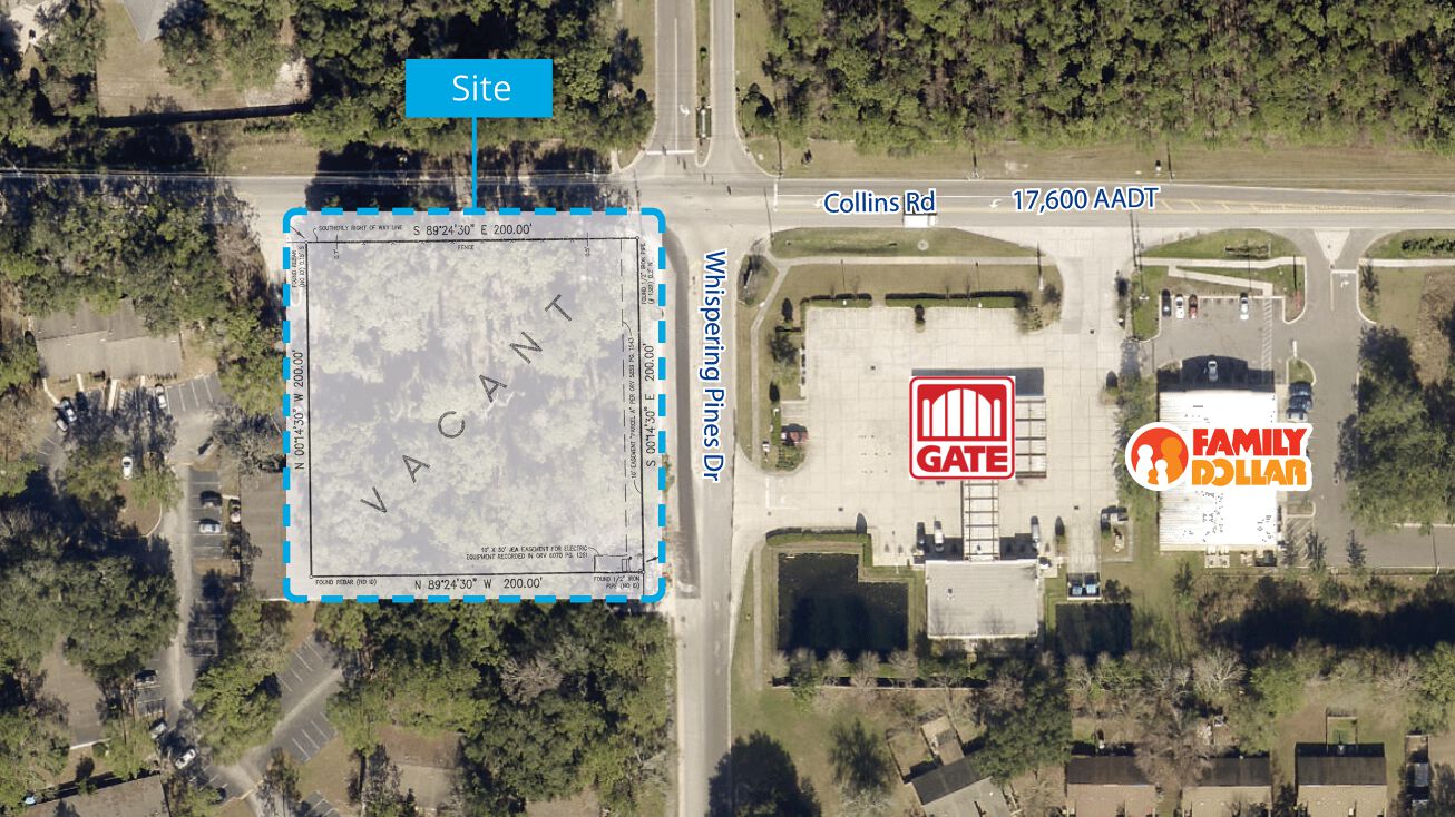 SWC Collins Rd and Whispering Pines Dr, Jacksonville, FL 32244