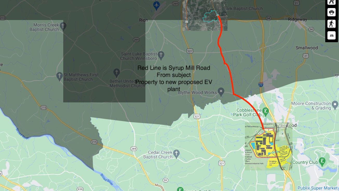 Gum Springs Rd/ Syrup Mill Road, Winnsboro, SC 29180