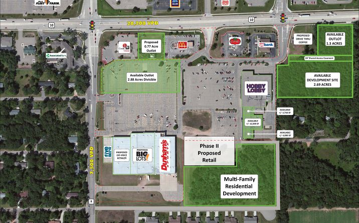Pictures of Retail property located at 5707 US-10, Stevens Point, WI 54482 for sales - image #1