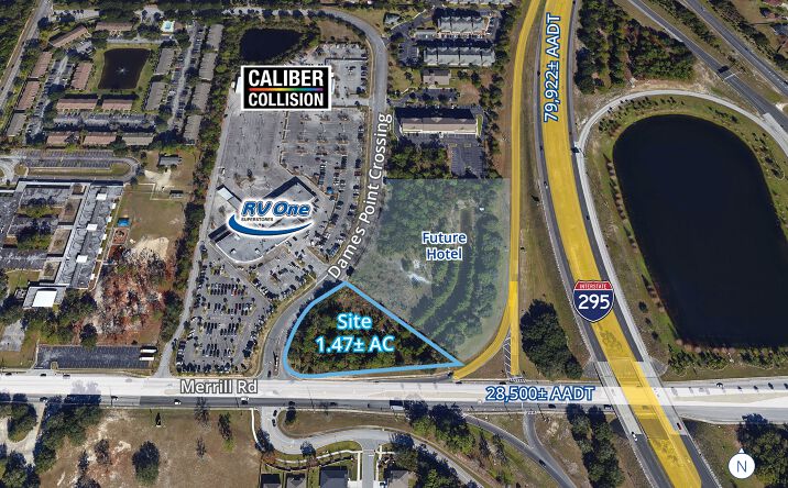 Pictures of Land property located at NEC Merrill Rd & Dames Point Crossing Blvd, Jacksonville, FL 32277 for sales - image #1