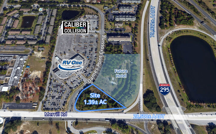 Pictures of Land property located at NEC Merrill Rd & Dames Point Crossing Blvd, Jacksonville, FL 32277 for sales - image #1