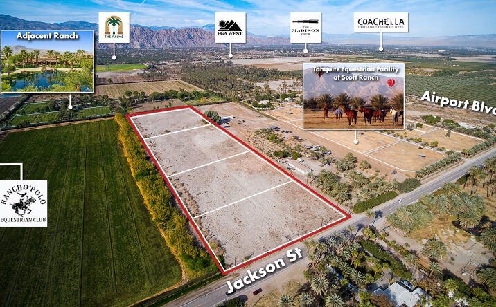 Pictures of Land property located at Jackson Street, Vista Santa Rosa, CA 92274 for sales - image #1