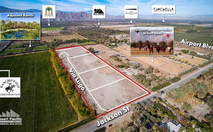 Pictures of Land property located at Jackson St & Via Lugo Ct, Vista Santa Rosa, CA 92274 for sales - image #1