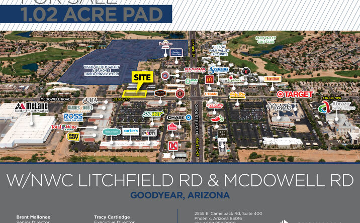 Pictures of Land property located at W/NWC Litchfield Rd & McDowell Rd, Goodyear, AZ 85395 for sales - image #1